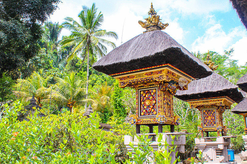 印度尼西亚巴厘岛的Tirta Empul temple。